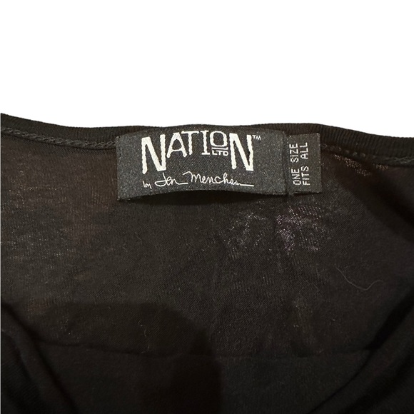 NWOT Nation Ltd. black Long Sleeve - O/S - Picture 3 of 3